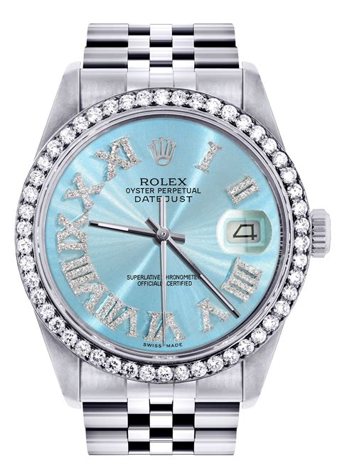 rolex blue light|Rolex transparent blue.